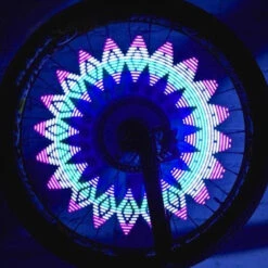 Eclairage 32 LED à Pile Sur Rayon De Roue Vélo -Mon Univers Velo Magasin eclairage 32 led a pile sur rayon de roue velo 3