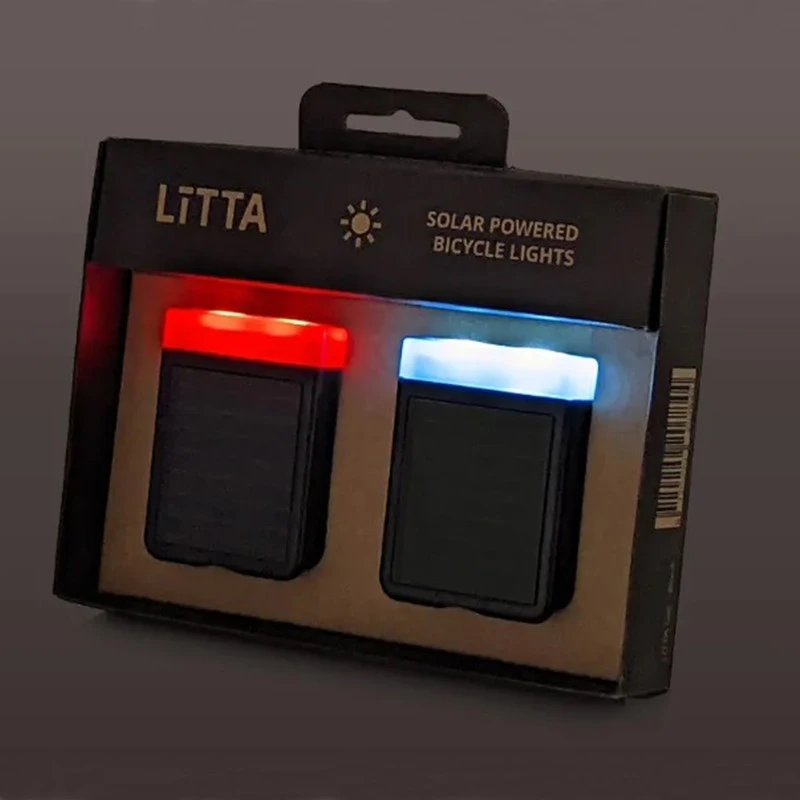 Eclairage Avant Et Arrière Solaire Pour Vélo LITTA 2 6 Eclairage Avant Et Arrière Solaire Pour Vélo LITTA 2 – Image 6