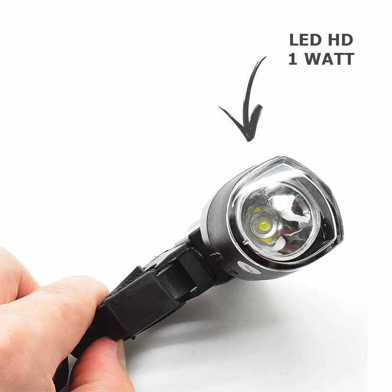 Eclairage Avant Pour Vélo 1 WATT Super LED 4 Eclairage Avant Pour Vélo 1 WATT Super LED – Image 4