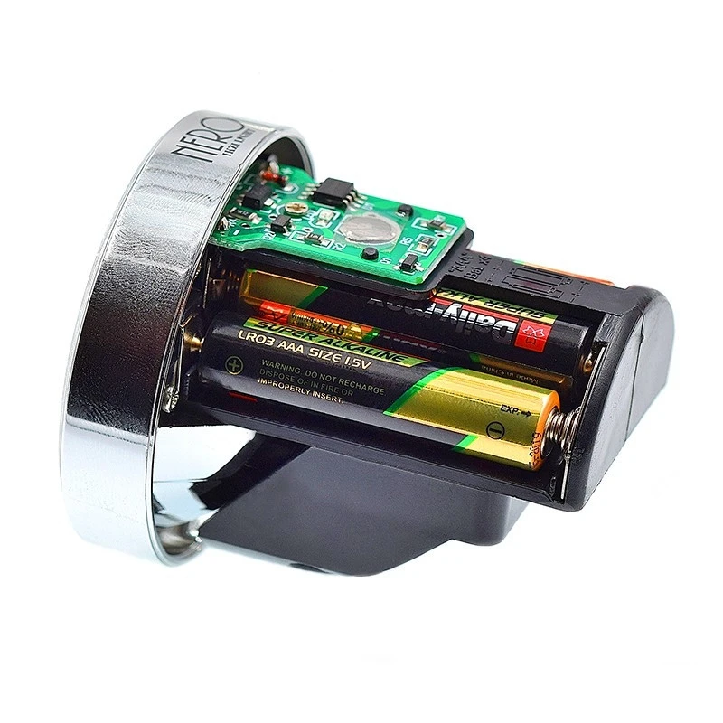 Eclairage Avant Rétro Chromé Sur Fourche De Vélo Néro 2 Eclairage Avant Rétro Chromé Sur Fourche De Vélo Néro – Image 2