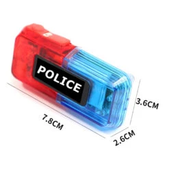 Eclairage Clignotant à Pince POLICE Pour Cycliste -Mon Univers Velo Magasin eclairage clignotant a pince police pour cycliste 2