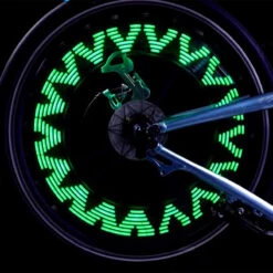 Eclairage LED à Pile Sur Rayon De Roue Vélo -Mon Univers Velo Magasin eclairage led a pile sur rayon de roue velo 3