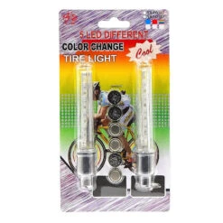 Eclairage LED Valve Haute Luminosité Pour Roue De Vélo, Moto, Voiture