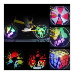 Eclairage Pour Roue De Vélo 96 LED - 220 Lumens -Mon Univers Velo Magasin eclairage pour roue de velo 96 led 220 lumens 2