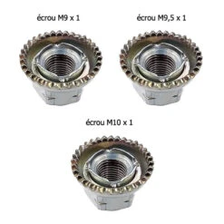 Ecrou De Serrage Cranté Pour Roue De Vélo ALGI -Mon Univers Velo Magasin ecrou de serrage crante pour roue de velo algi 4