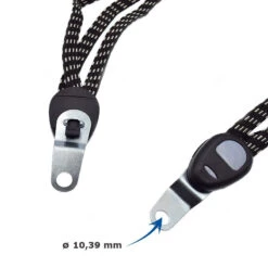 Élastique Double Crochets Pour Porte Bagage De Vélo -Mon Univers Velo Magasin elastique double crochets pour porte bagage de velo 4