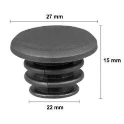 Embout De Cintre VTT Noir - Par 10 -Mon Univers Velo Magasin embout de cintre vtt noir par 10 3