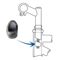 Expendeur Cylindrique Pour Plongeur De Potence Vélo M8 Ergotec -Mon Univers Velo Magasin expendeur cylindrique pour plongeur de potence velo m8 ergotec 5