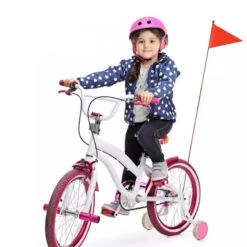 Fanion Orange De Sécurité Pour Remorque Ou Vélo Enfant -Mon Univers Velo Magasin fanion orange de securite pour remorque ou velo enfant 2