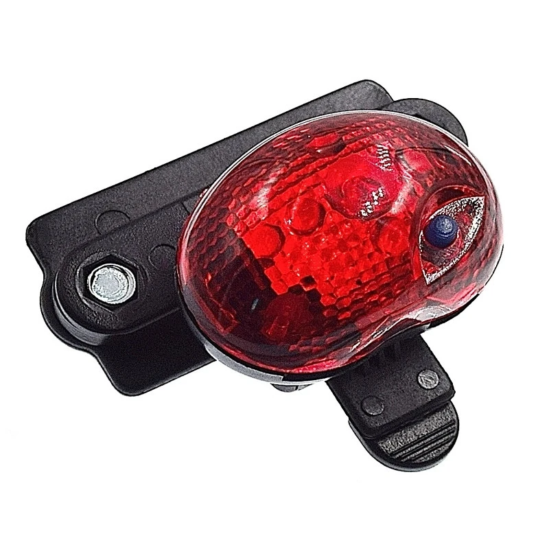 Point Feu Arrière à Piles à Fixer Sur Panier De Vélo 1 Point Feu Arrière à Piles à Fixer Sur Panier De Vélo