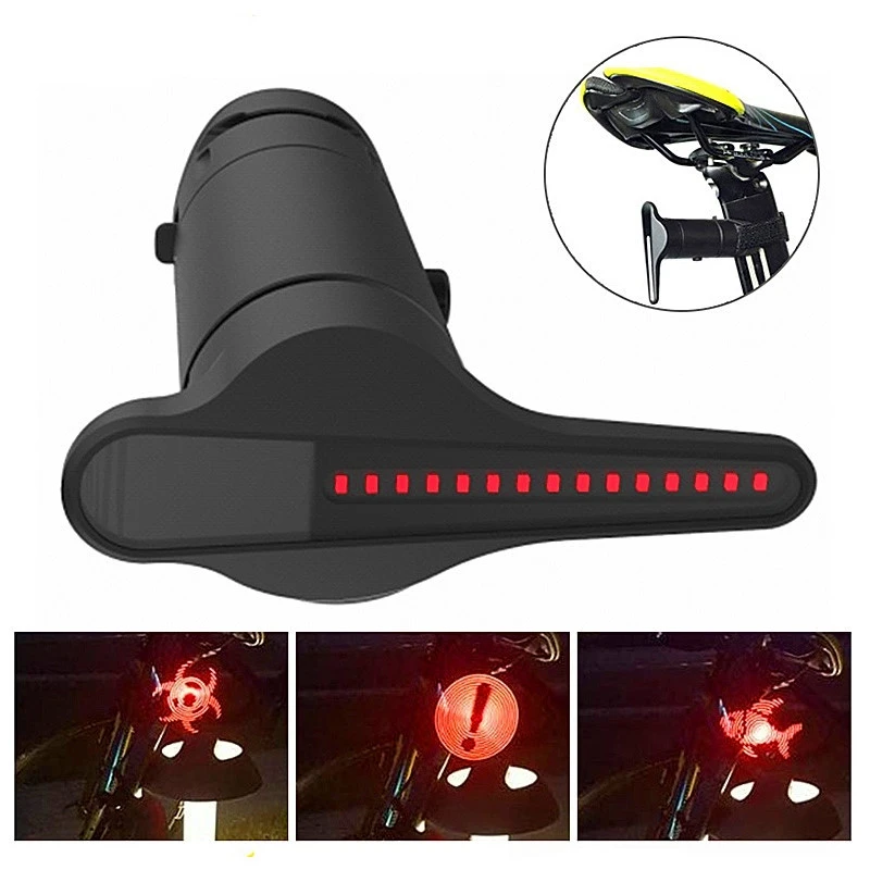 Feu Arrière De Vélo Intelligent à Friction Ventilé USB Et Bluetooth 2 Feu Arrière De Vélo Intelligent à Friction Ventilé USB Et Bluetooth – Image 2