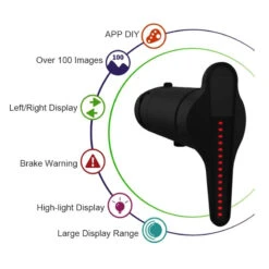 Feu Arrière De Vélo Intelligent à Friction Ventilé USB Et Bluetooth 11 Feu Arrière De Vélo Intelligent à Friction Ventilé USB Et Bluetooth -Mon Univers Velo Magasin feu arriere de velo intelligent a friction ventile 5