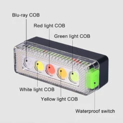 Feu Arrière Multicolore De Vélo à LED Rechargeable En USB 11 Feu Arrière Multicolore De Vélo à LED Rechargeable En USB -Mon Univers Velo Magasin feu arriere multicolore de velo a led rechargeable en usb 1 5