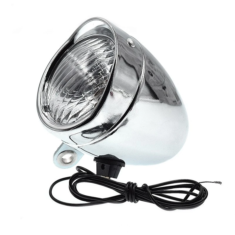 Feu Avant Dynamo Vintage Sur Fourche De Vélo 2 Feu Avant Dynamo Vintage Sur Fourche De Vélo – Image 2