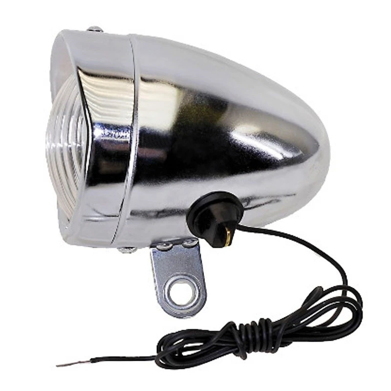 Feu Avant Dynamo Vintage Sur Fourche De Vélo 1 Feu Avant Dynamo Vintage Sur Fourche De Vélo