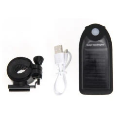 Feu De Vélo Avant 3 Watts Solaire Et USB -Mon Univers Velo Magasin feu de velo avant 3 watts solaire et usb 3