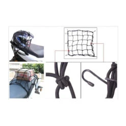 Silverline Filet De Maintien Pour Porte Bagage De Vélo 9 Silverline Filet De Maintien Pour Porte Bagage De Vélo -Mon Univers Velo Magasin filet de maintien pour porte bagage de velo 4