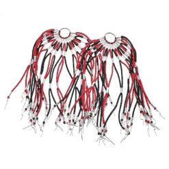 Filet Pare Jupe De Vélo - Rouge Et Noir