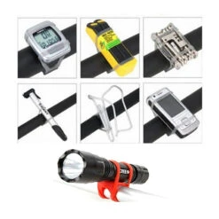 Fixation Attache Silicone Pour éclairage Vélo -Mon Univers Velo Magasin fixation attache silicone pour eclairage velo 2