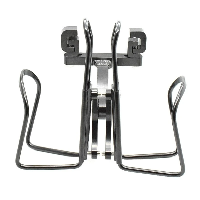 Fixation Pour 2 Porte Bidons De Coté Derrière La Selle Du Vélo 2 Fixation Pour 2 Porte Bidons De Coté Derrière La Selle Du Vélo – Image 2