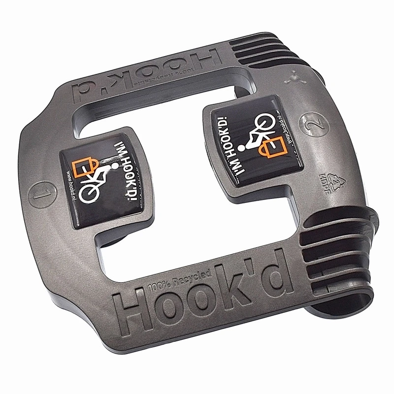 Fixation Pour Sac De Course Sur Vélo Hook'd 1 Fixation Pour Sac De Course Sur Vélo Hook'd