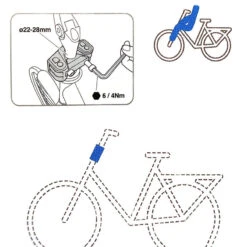 Fixation Siège Enfant Qibbel -Mon Univers Velo Magasin fixation siege enfant qibbel 3