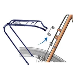 Point Fixation Sur Côtés Des Haubans Pour Porte-bagage Arrière -Mon Univers Velo Magasin fixation sur cotes des haubans pour porte bagage arriere 2