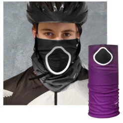 Foulard Pour Cycliste Anti-polution Et Pollen Violet HAD -Mon Univers Velo Magasin foulard pour cycliste anti polution et pollen violet had 2