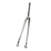 Fourche Route Droite 700 Chromée 1"fileté étrier Hauteur 60 Mm