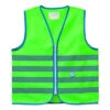 Gilet De Sécurité Enfant à Vélo Haute Visibilité Vert Wowow