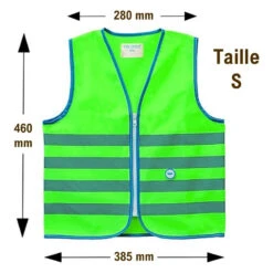 Gilet De Sécurité Enfant à Vélo Haute Visibilité Vert Wowow 8 Gilet De Sécurité Enfant à Vélo Haute Visibilité Vert Wowow -Mon Univers Velo Magasin gilet de securite enfant a velo haute visibilite vert wowow 2