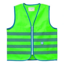 Gilet De Sécurité Enfant à Vélo Haute Visibilité Vert Wowow