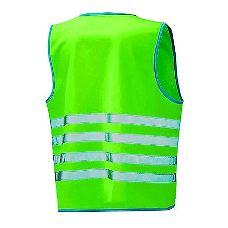 Gilet De Sécurité Enfant à Vélo Haute Visibilité Vert Wowow 5 Gilet De Sécurité Enfant à Vélo Haute Visibilité Vert Wowow – Image 5
