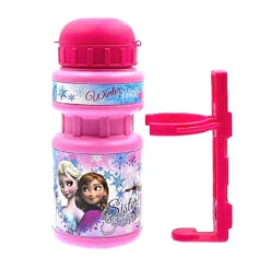 Gourde La Reine Des Neiges Avec Support -Mon Univers Velo Magasin gourde la reine des neiges avec support 3