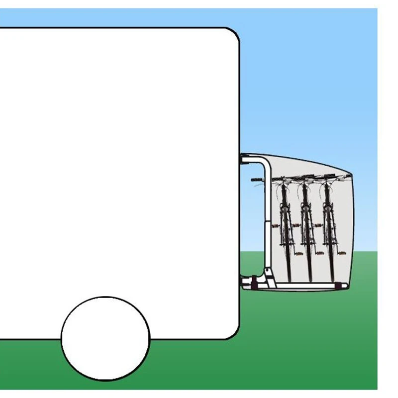 Housse De Porte-vélos Pour 2 à 3 Vélos Star Ds Covers 4 Housse De Porte-vélos Pour 2 à 3 Vélos Star Ds Covers – Image 4