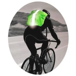 Housse Sac à Dos Sécurité Jaune Réflechissant Pour Vélo Ou Jogger -Mon Univers Velo Magasin housse sac a dos securite jaune reflechissant pour velo ou jogger 4