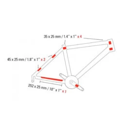 Kit De Protection De Cadre Zefal Skin Armor S