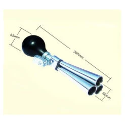 Messingschlager Klaxon Vélo Triple Corne 6 Messingschlager Klaxon Vélo Triple Corne -Mon Univers Velo Magasin klaxon velo triple corne 2