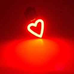 Lampe Arrière Vélo En Forme De Coeur Rechargeable Sur USB -Mon Univers Velo Magasin lampe arriere velo en forme de coeur rechargeable sur usb 3