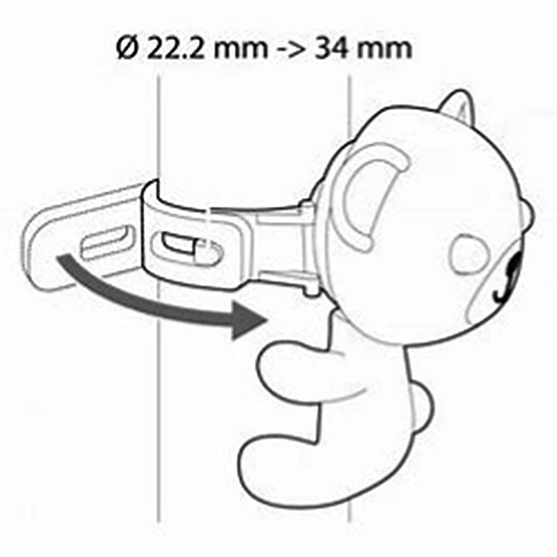 Lampe Arrière Zoonimal Ourson Pour Vélo Enfant 3 Lampe Arrière Zoonimal Ourson Pour Vélo Enfant – Image 3