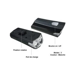 Lampe LED Haute Luminosité USB -Mon Univers Velo Magasin lampe led haute luminosite usb 2
