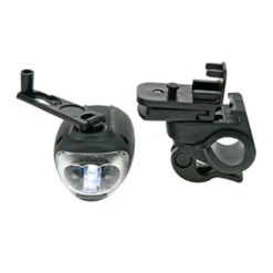 M-Wave Lampe Pour Vélo Rechargeable Par Manivelle Dynamo -Mon Univers Velo Magasin lampe pour velo rechargeable par manivelle dynamo 3