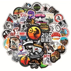 Lot D'autocollants En Vinyle Pour Vélo De Montagne BMX, VTT