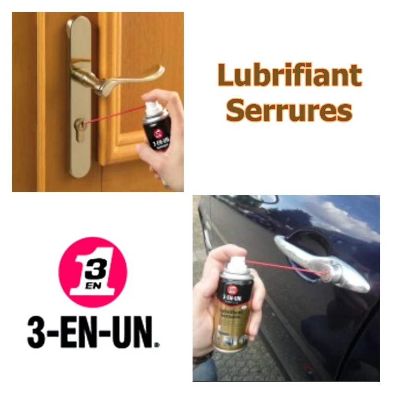 Lubrifiant Serrures 100ml 3-en-un 2 Lubrifiant Serrures 100ml 3-en-un – Image 2