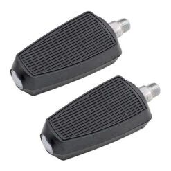 Paire De Pédale Vintage En Caoutchouc 9/16