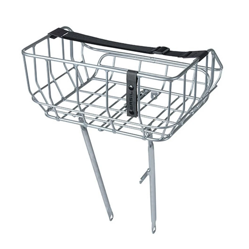 Panier Vélo Avant Chrome En Aluminium 25L PORTLAND BASIL 1 Panier Vélo Avant Chrome En Aluminium 25L PORTLAND BASIL