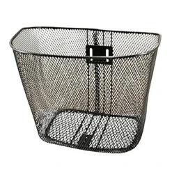 ARCADE Panier Vélo Avant Sur Pivot De Fourche 25.4 Mm Et Axe De Roue -Mon Univers Velo Magasin panier velo avant sur pivot de fourche 254 mm et axe de roue 2