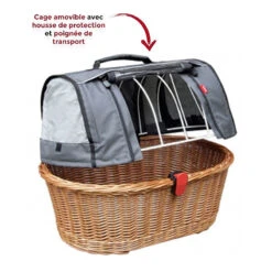 Panier Vélo Chien Sur Porte-bagages GTA Doggy Plus Klickfix -Mon Univers Velo Magasin panier velo chien sur porte bagages gta doggy plus klickfix 2
