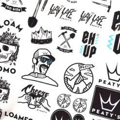 Peaty's Sticker Pack -Mon Univers Velo Magasin peaty s sticker pack 2