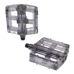 M-Wave Pédales Noir Translucide Pour Vélos BMX 9/16